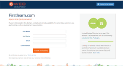 Desktop Screenshot of firstlearn.com